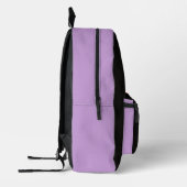 Paarse & zwarte harten en schedel bedrukte rugzak (Links)