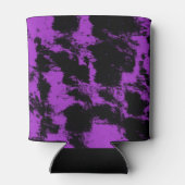 Paarse zwarte Koelbox Blikjeskoeler (Achterkant)