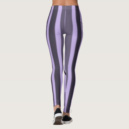 paarse zwarte leggings (Achterkant)