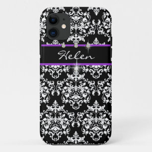 Paarse zwarte meisjes noemen moderne Case-Mate iPhone case