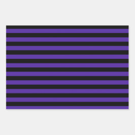 Paarse/zwarte patronen Reeks vellen papier