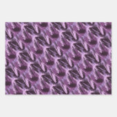 Paarse zwarte penseel inpakpapier vel (Voorkant 2)