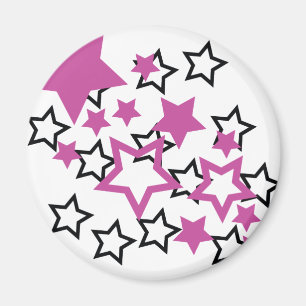 paarse zwarte sterren magneet