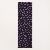 Paarse zwarte vleermuizen yogamat (Voorkant)