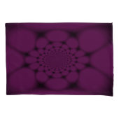 Paarse zwarte vlinder Petal Kussensloop (Voorkant-Links)