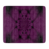 Paarse zwarte vlinder Petal Snijplank (Voorkant)