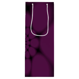 Paarse zwarte vlinder Petal Wijn Cadeautas