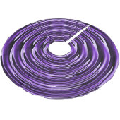 Paarse Zwemmen Kerstboom Rok (Gekanteld)