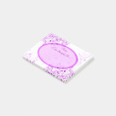 Paarse zwendel Helpt zichzelf te helpen dankbaarhe Post-it® Notes (Schuin)