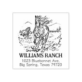 Paarsgewijs adres rubberstempel (Afrduk)