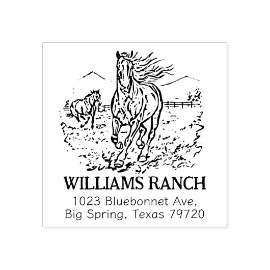 Paarsgewijs adres rubberstempel (Afrduk)