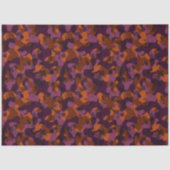 paarsrode en oranje camouflage abstract tissuepapier (Voorkant)