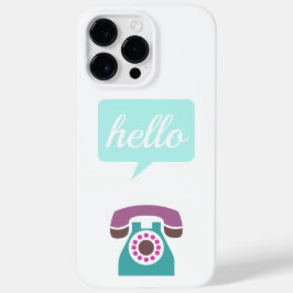 Paarsste Hallo Mint Retro Telefoon Case-Mate iPhone Case