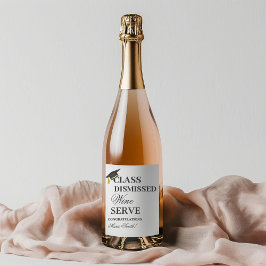 Paart goed met Graduating University Afstuderen Wijn Etiket