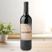 Paart goed met grootouders Wine Label Set Wijn Etiket