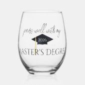 Paart goed met mijn Degree Pet Wijnglas Zonder Voet (Voorkant)