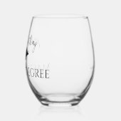 Paart goed met mijn Degree Pet Wijnglas Zonder Voet (Links)
