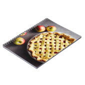 Paart van zoete appelen, met rooster, verse appele notitieboek (Linkerzijde)