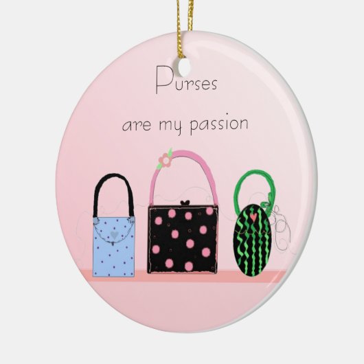 Paarten zijn mijn passie keramisch ornament (Links)