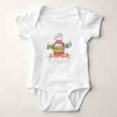 Paas Baby Bodysuit – Schattigee Bunny & Egg One-Pi (Voorkant)