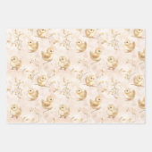 Paas Baby Chicks & Pastel Spring Blossoms Inpakpapier Vel (Voorkant 2)