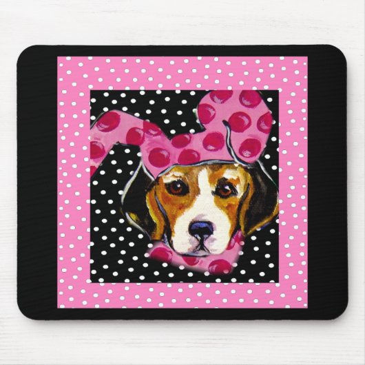 Paas Beagle Muismat (Voorkant)