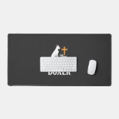 Paas Boxer Hond Vintage Gravure Shirt Bureaumat (Keyboard & Muis)