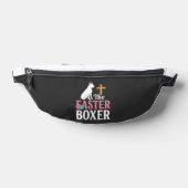 Paas Boxer Hond Vintage Gravure Shirt Heuptasje (Liggend)