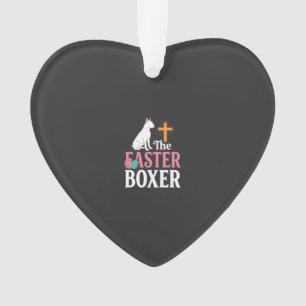 Paas Boxer Hond Vintage Gravure Shirt Ornament
