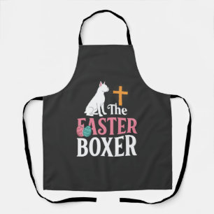 Paas Boxer Hond Vintage Gravure Shirt Schort