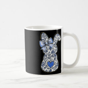 Paas-Chinoiserie bloemenkonijn met leuke blauwe st Koffiemok