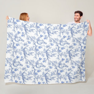 Paas Chinoiserie Toile De Jouy Fleece Deken