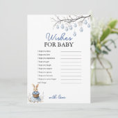 Paas Chinoiserie wenst Baby shower Kaart (Staand voorkant)