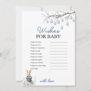 Paas Chinoiserie wenst Baby shower Kaart