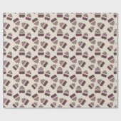 Paas Chocolade Ei Patroon Cadeaupapier (Vlak)