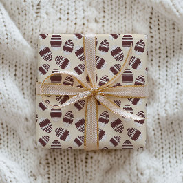 Paas Chocolade Ei Patroon Cadeaupapier