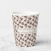 Paas Chocolade Ei Patroon Papieren Bekers (Voorkant)