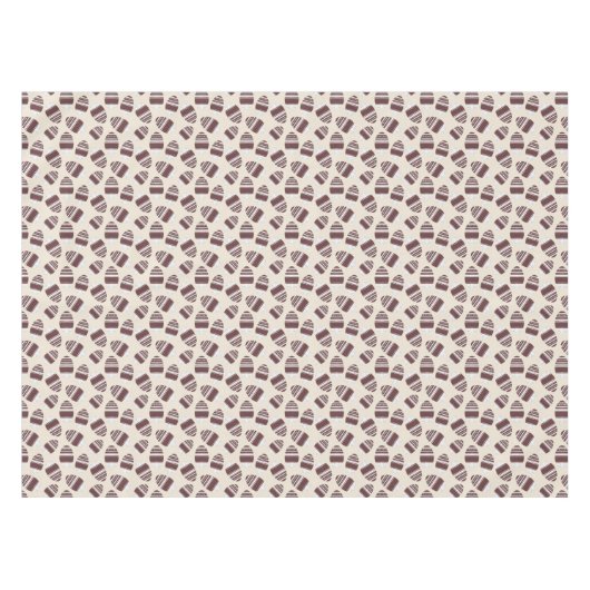 Paas Chocolade Ei Patroon Tafelkleed (Voorkant (Horizontaal))