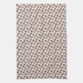 Paas Chocolade Ei Patroon Theedoek (Verticaal)