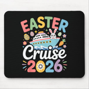 Paas Cruise 2026 Familie Matching Konijn Lente Vak Muismat