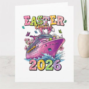 Paas Cruise 2026 Gezinsvakantie Lentevakantie  Bedankkaart