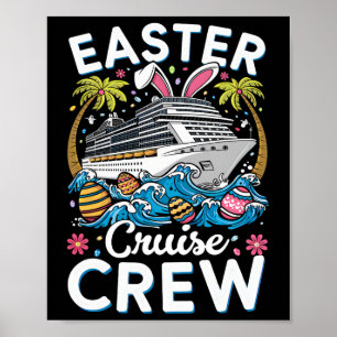 Paas Cruise Bemanning 2025 Pasen Matching Familie Poster