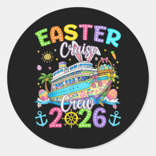 Paas Cruise Bemanning 2026 Overeenkomen Familie Va Ronde Sticker