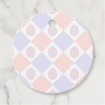 Paas Diamant Patroon Met Gedecoreerde Eieren