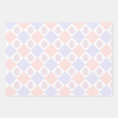 Paas Diamant Patroon Met Gedecoreerde Eieren Inpakpapier Vel (Voorkant 2)