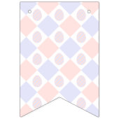 Paas Diamant Patroon Met Gedecoreerde Eieren Vlaggetjes (Derde vlag)