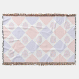 Paas Diamant Patroon met Versierde Eieren Deken