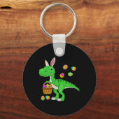 Paas Dinosaurus Konijn Oren Paas Schets Spullen Ki Sleutelhanger (Voorkant)
