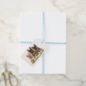 Paas Duitse herdershonden Cadeaulabel (Met Touw)