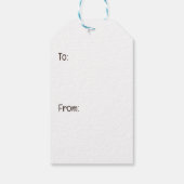 Paas Duitse herdershonden Cadeaulabel (Achterkant)